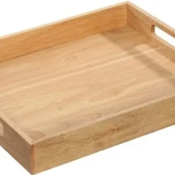 Zassenhaus Tablett, Eckig, Gummibaum