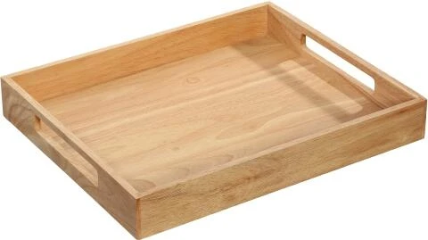 Zassenhaus Tablett, Eckig, Gummibaum 1 Zassenhaus Tablett, Eckig, Gummibaum