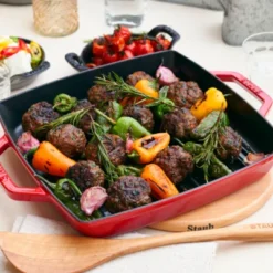 Staub Grillpfanne Mit Seitengriffen Quadratisch In Graphitgrau 5 Staub Grillpfanne Mit Seitengriffen Quadratisch In Graphitgrau -STAUB shop 14991 rgb 300dp neu 1 l