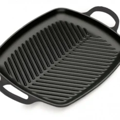 Le Creuset Grillplatte Signature Rechteckig Aus Gusseisen In Schwarz