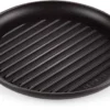 Le Creuset Grillplatte Rund In Schwarz