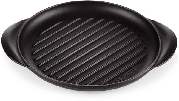Le Creuset Grillplatte Rund In Schwarz 1 Le Creuset Grillplatte Rund In Schwarz