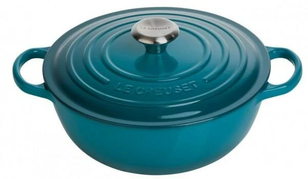 Le Creuset Familientopf La Marmite Aus Gusseisen In Deep Teal, 26 Cm 1 Le Creuset Familientopf La Marmite Aus Gusseisen In Deep Teal, 26 Cm