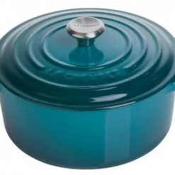 Le Creuset Bräter Signature Rund In Deep Teal 24 Cm / 4,2 L