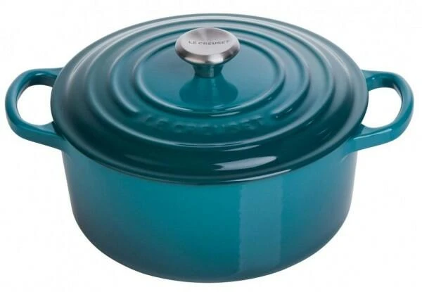 Le Creuset Bräter Signature Rund In Deep Teal 20 Cm / 2,4 L 1 Le Creuset Bräter Signature Rund In Deep Teal 20 Cm / 2,4 L