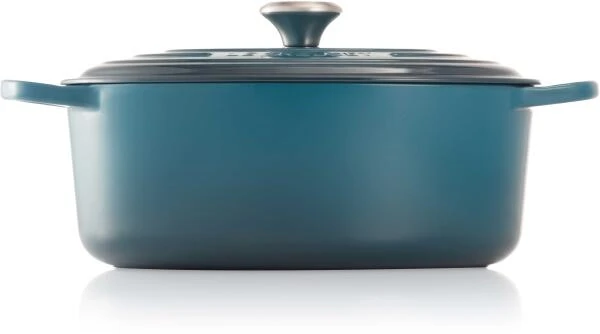 Le Creuset Bräter Signature Oval In Deep Teal 35 Cm / 8,9 L 2 Le Creuset Bräter Signature Oval In Deep Teal 35 Cm / 8,9 L - Image 2