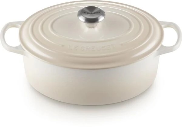 Le Creuset Bräter Signature Oval In Meringue, 29cm 1 Le Creuset Bräter Signature Oval In Meringue, 29cm