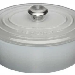 Le Creuset Bräter Signature Oval In Perlgrau 31 Cm / 6,3 L