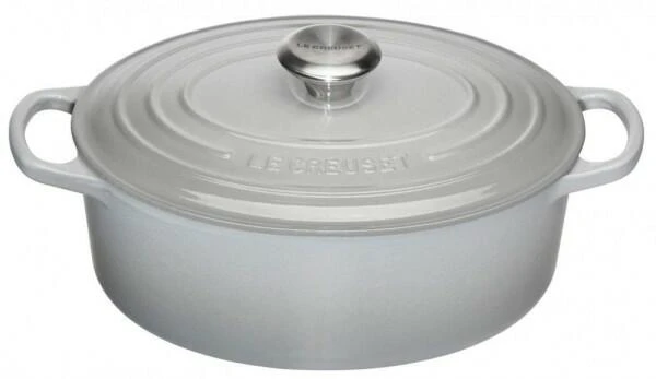 Le Creuset Bräter Signature Oval In Perlgrau 29 Cm / 4,7 L 1 Le Creuset Bräter Signature Oval In Perlgrau 29 Cm / 4,7 L