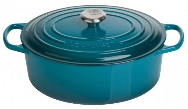 Le Creuset Bräter Signature Oval In Deep Teal 29 Cm / 4,7 L 1 Le Creuset Bräter Signature Oval In Deep Teal 29 Cm / 4,7 L