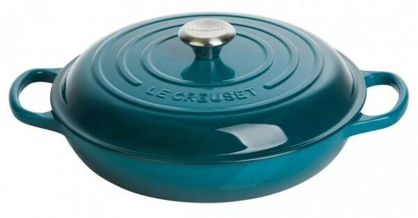 Le Creuset Gourmet-Profitopf Signature In Deep Teal 1 Le Creuset Gourmet-Profitopf Signature In Deep Teal