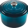 Le Creuset Hoher Bräter Signature Rund, 24 Cm In Deep Teal 24 Cm / 5 L