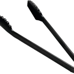 Kuhn Rikon Silikon Zangenwender Mit Wellenrand Schwarz