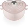 Le Creuset Herzbräter Aus Gusseisen Mit Herzgriff In Shell Pink