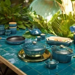 Le Creuset Gourmet-Profitopf Signature In Deep Teal 7 Le Creuset Gourmet-Profitopf Signature In Deep Teal -STAUB shop 21 neu 2 l