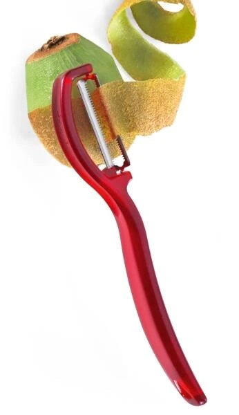 Triangle Vertikalschäler Rot, Gezahnte Klinge 3 Triangle Vertikalschäler Rot, Gezahnte Klinge - Image 3