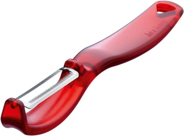 Triangle Vertikalschäler Rot, Gezahnte Klinge 2 Triangle Vertikalschäler Rot, Gezahnte Klinge - Image 2