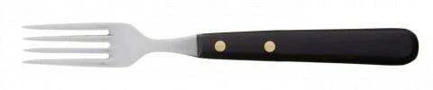 Windmühlenmesser Menü- & Steakgabel In POM Schwarz 1 Windmühlenmesser Menü- & Steakgabel In POM Schwarz