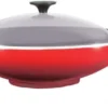 Le Creuset Wok Aus Gusseisen Mit Glasdeckel In Kirschrot, 36 Cm