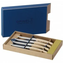 Opinel Steakmesser-Set Table Chic Eschenholz, 4-teilig