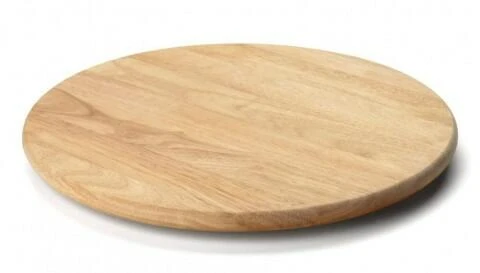 Continenta Drehplatte Aus Gummibaumholz. 1 Continenta Drehplatte Aus Gummibaumholz.