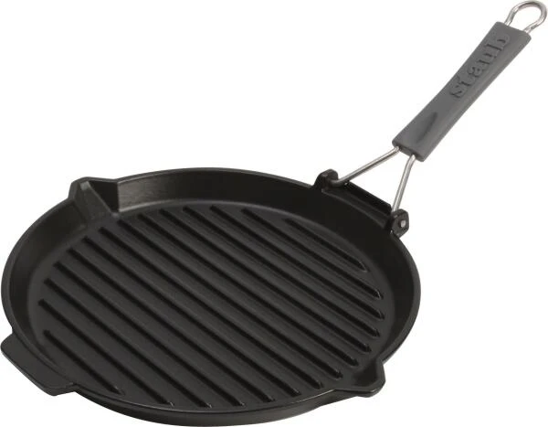 Staub Grillpfanne Rund Aus Gusseisen 1 Staub Grillpfanne Rund Aus Gusseisen