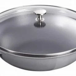 Staub Wok Aus Gusseisen In Graphitgrau, Klein