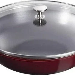 Staub Wok Aus Gusseisen In Grenadine, Klein