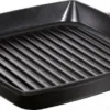 Staub Grillpfanne Mit Seitengriffen Quadratisch In Schwarz