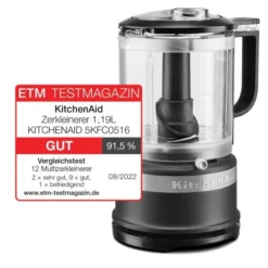 KitchenAid Zerkleinerer 1,19L In Mattschwarz -STAUB shop 5KFC0516EBM mit Siegel