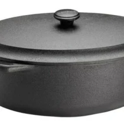 Skeppshult Bräter Oval 6 Liter Mit Gusseisendeckel
