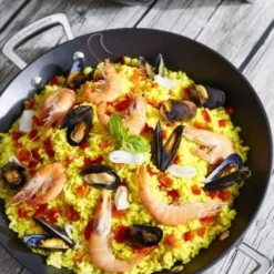 Le Creuset Aluminium-Antihaft-Paella-Pfanne 32 Cm 11 Le Creuset Aluminium-Antihaft-Paella-Pfanne 32 Cm -STAUB shop 96700132000000 Aluminium Paellapfanne 32cm 4 l
