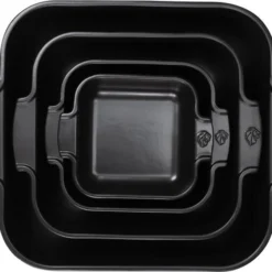 Appolia Auflaufform Quadratisch In Satin-schwarz 18 Cm / 0,66 Liter 16 Appolia Auflaufform Quadratisch In Satin-schwarz 18 Cm / 0,66 Liter -STAUB shop APPOLIA BLACK SATIN CARRE x4