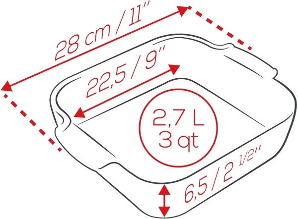 Appolia Auflaufform Quadratisch In Senfgelb 36 Cm / 5,4 Liter 8 Appolia Auflaufform Quadratisch In Senfgelb 36 Cm / 5,4 Liter - Image 8