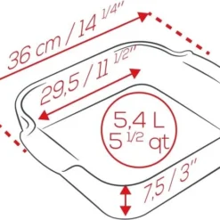 Appolia Auflaufform Quadratisch In Senfgelb 28 Cm / 2,7 Liter -STAUB shop APPOLIA DIMENSIONS Carre 36 5 1