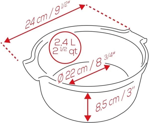 Appolia Soufflé Topf Rund, 22 Cm In Rot 3 Appolia Soufflé Topf Rund, 22 Cm In Rot - Image 3