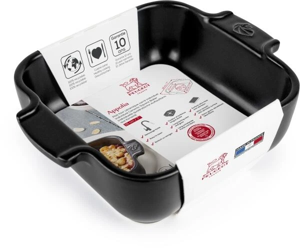 Appolia Auflaufform Quadratisch In Satin-schwarz 28 Cm / 2,7 Liter 2 Appolia Auflaufform Quadratisch In Satin-schwarz 28 Cm / 2,7 Liter - Image 2