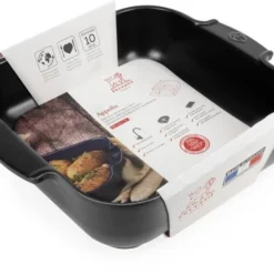 Appolia Auflaufform Quadratisch In Satin-schwarz 28 Cm / 2,7 Liter 13 Appolia Auflaufform Quadratisch In Satin-schwarz 28 Cm / 2,7 Liter -STAUB shop APPOLIA plat carre noir black satin 28 cm 61548 packaging 2