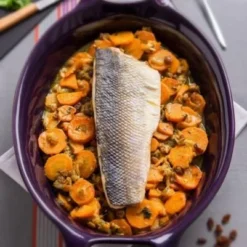 Appolia Auflaufform Oval In Mohn 5 Appolia Auflaufform Oval In Mohn -STAUB shop Appolia Filet de bar carottes Portrait 3 l