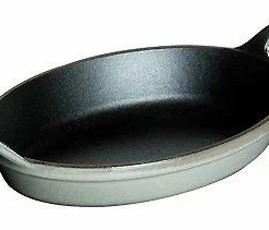 Staub Mini Auflaufform Oval Aus Gusseisen In Graphitgrau