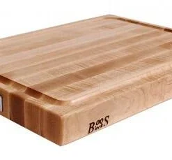 Boos Blocks Schneidebrett Aus Ahorn Mit Edelstahlgriffen