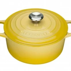 Le Creuset Bräter Signature Rund In Citrus 24 Cm/ 4,2 L