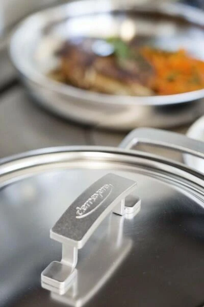 Demeyere Röstpfanne Industry Mit Röstgitter 2 Demeyere Röstpfanne Industry Mit Röstgitter - Image 2