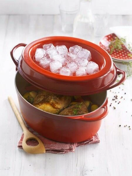 Le Creuset Saftbräter Doufeu Oval Aus Gusseisen In Ofenrot 32 X 25 Cm / 6,9 Liter 5 Le Creuset Saftbräter Doufeu Oval Aus Gusseisen In Ofenrot 32 X 25 Cm / 6,9 Liter - Image 5