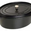 Staub Gänsebräter Oval Aus Gusseisen In Schwarz