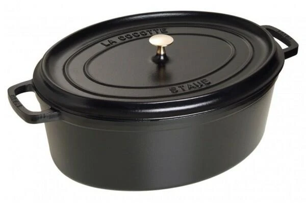 Staub Gänsebräter Oval Aus Gusseisen In Schwarz 1 Staub Gänsebräter Oval Aus Gusseisen In Schwarz