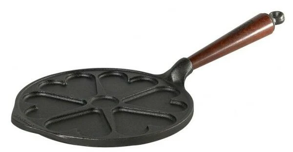 Skeppshult Herzchenpfanne Mit Holzgriff 1 Skeppshult Herzchenpfanne Mit Holzgriff