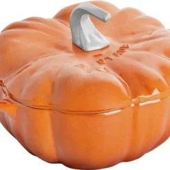 Staub Kürbis Cocotte In Zimt Mit Edelstahl-Knauf