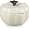 Le Creuset Kürbisförmchen Mit Deckel In Meringue
