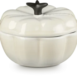 Le Creuset Kürbisförmchen Mit Deckel In Meringue